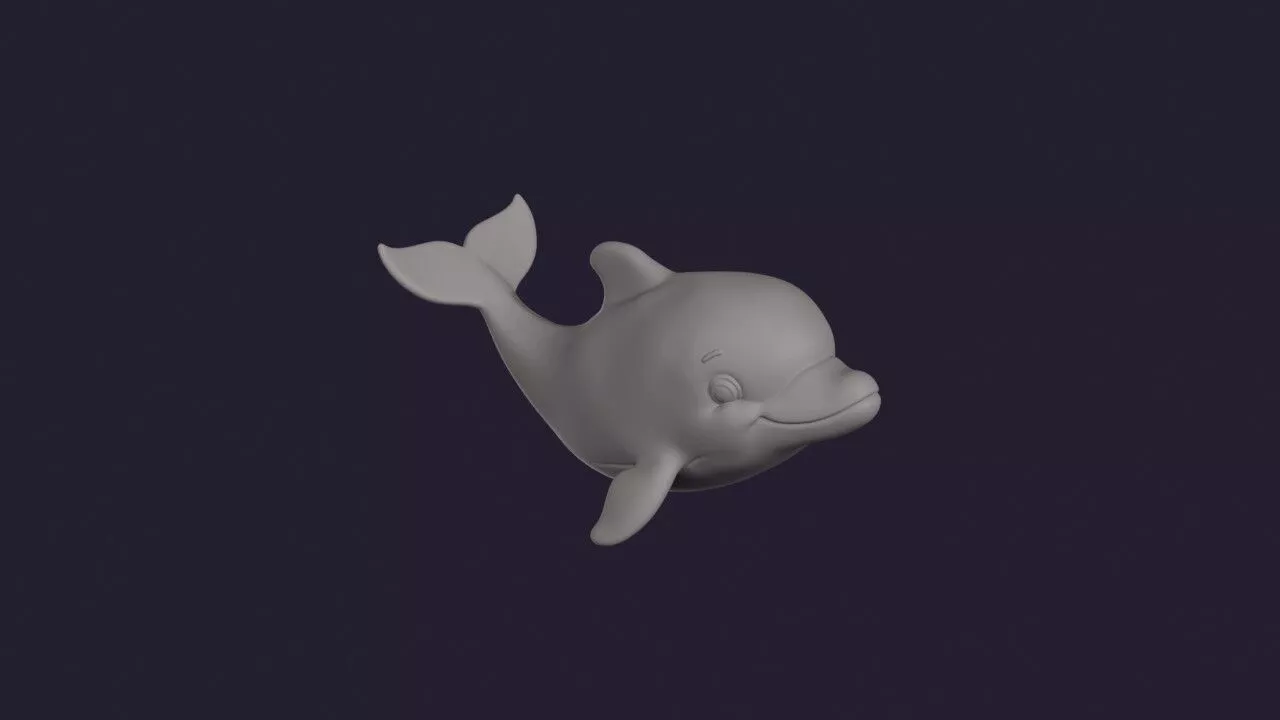 Indo Pacific Humpback Dolphin 3D print model