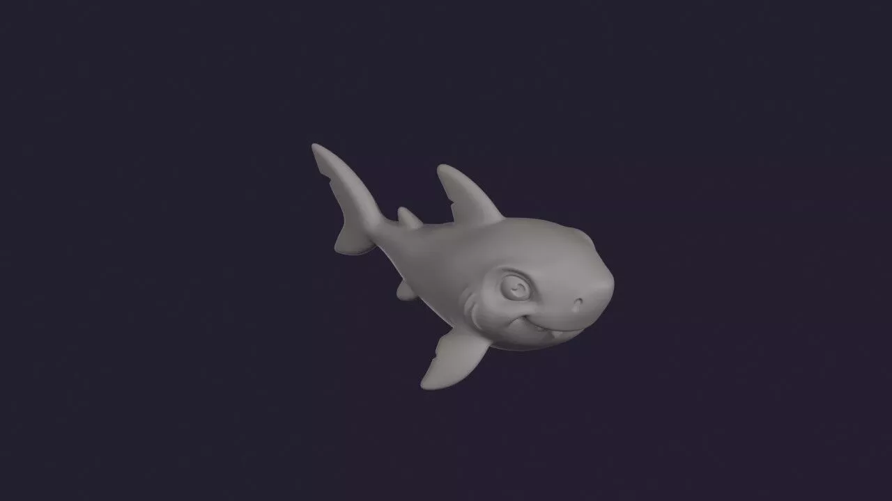 Hooktooth Shark 3D print model