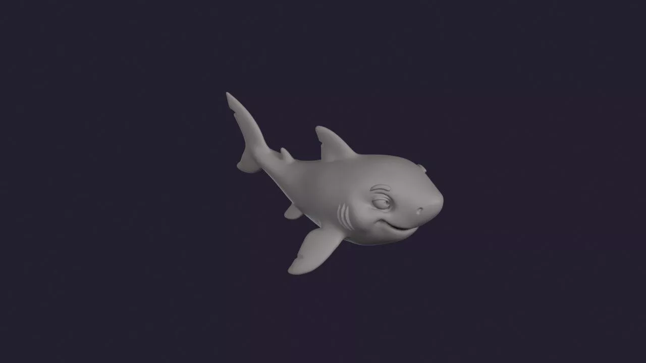Great White Shark 3D print model