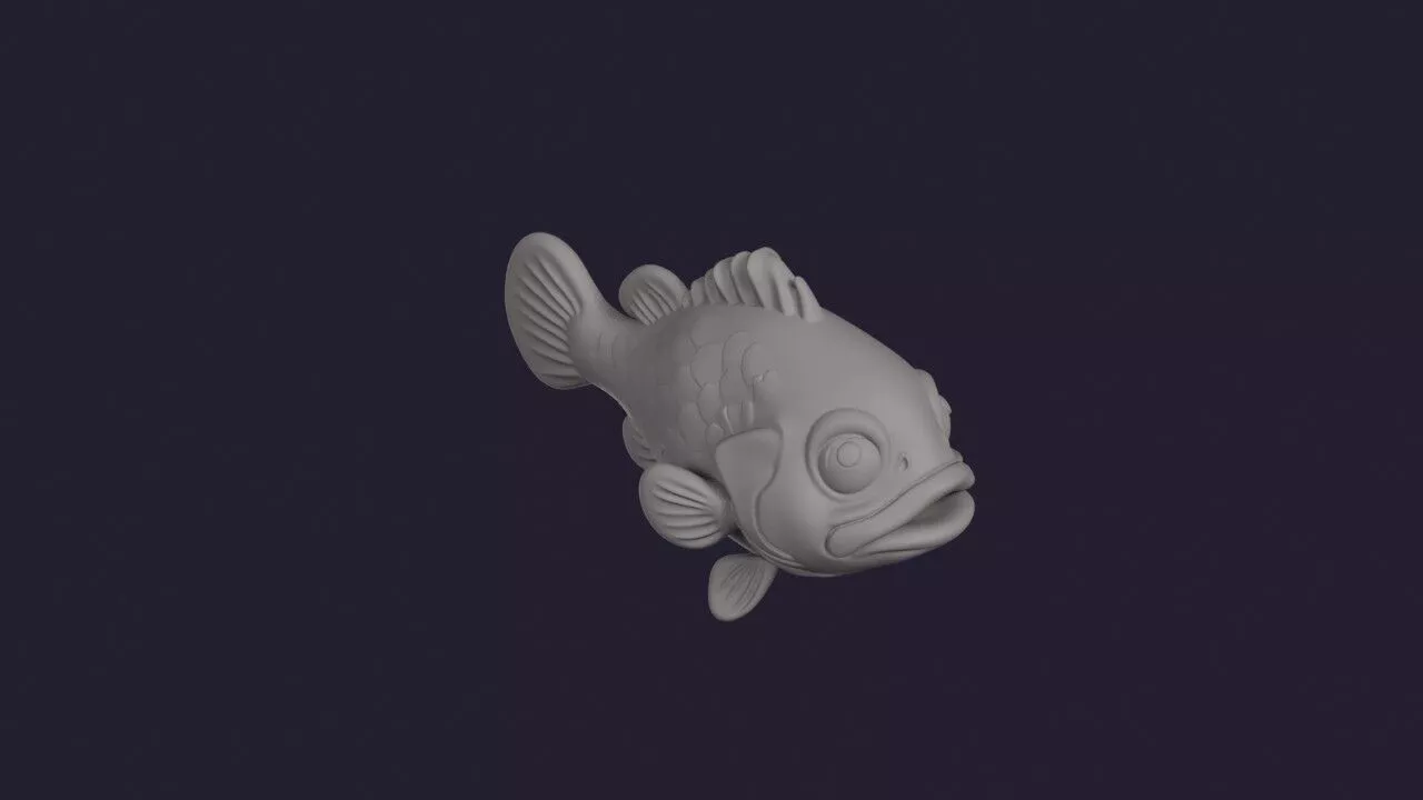 Golden Grouper 3D print model