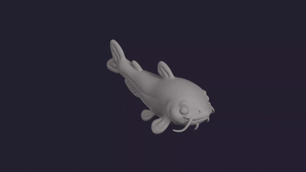 Giant Catfish 3D print model