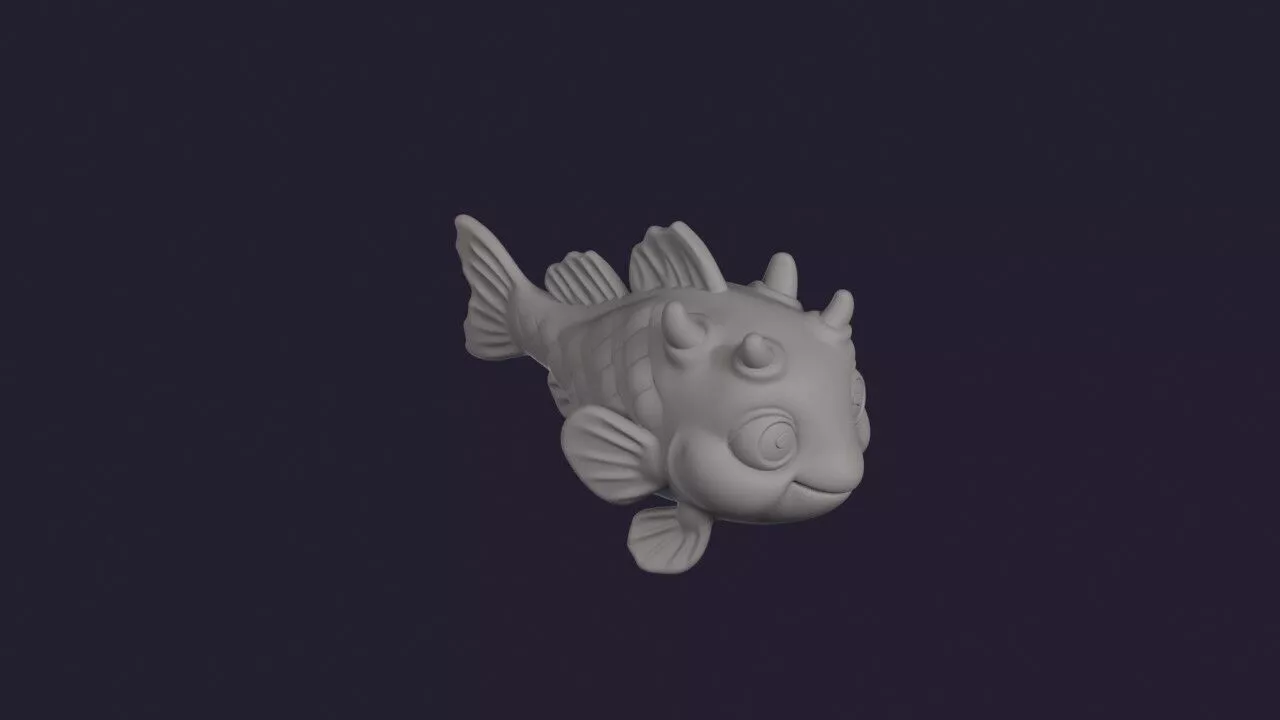 Fourhorn Sculpin 3D print model