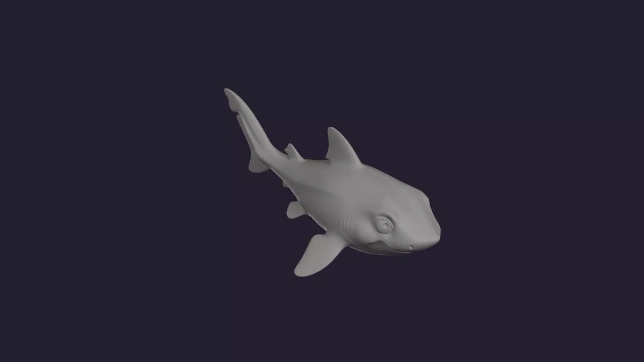 Flapnose Houndshark 3D print model