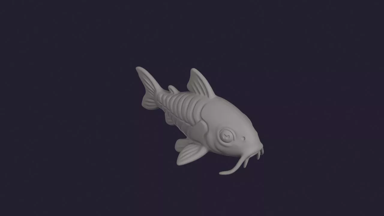Emerald Catfish 3D print model