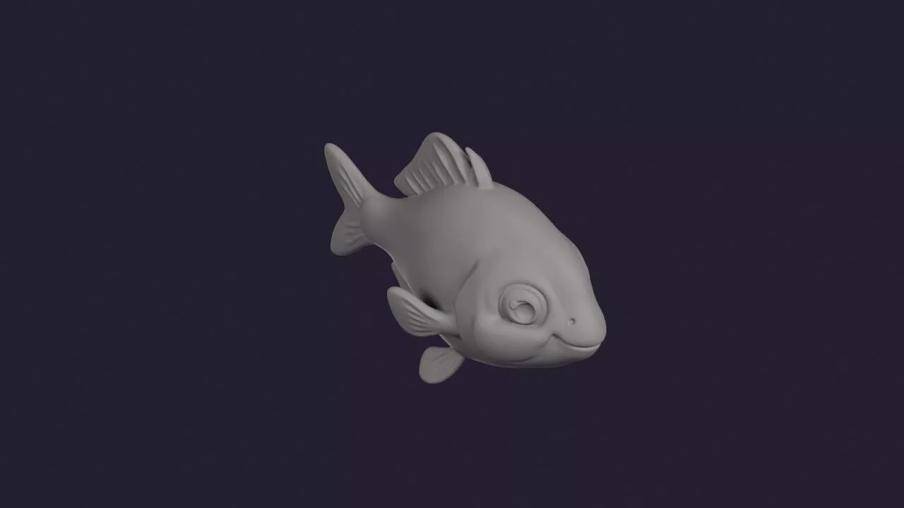 Deepbody Bitterling 3D print model
