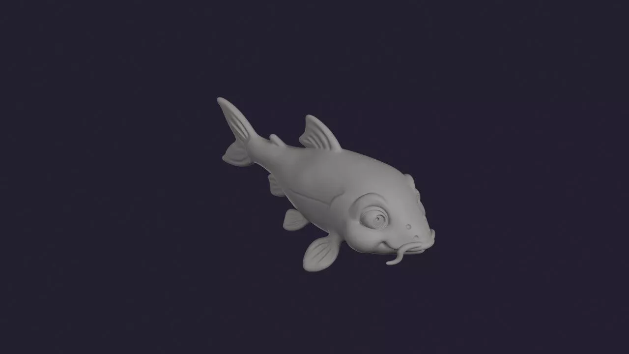 Common Barbel 3D print model