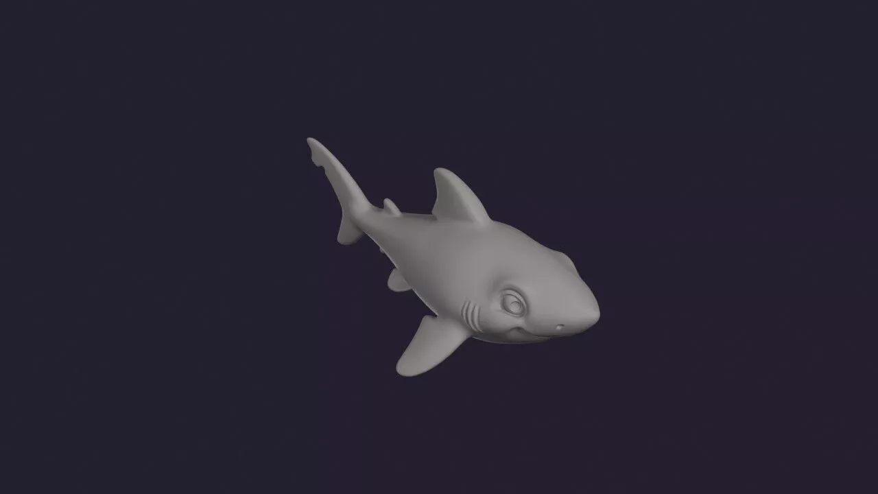 Broadfin Shark 3D print model