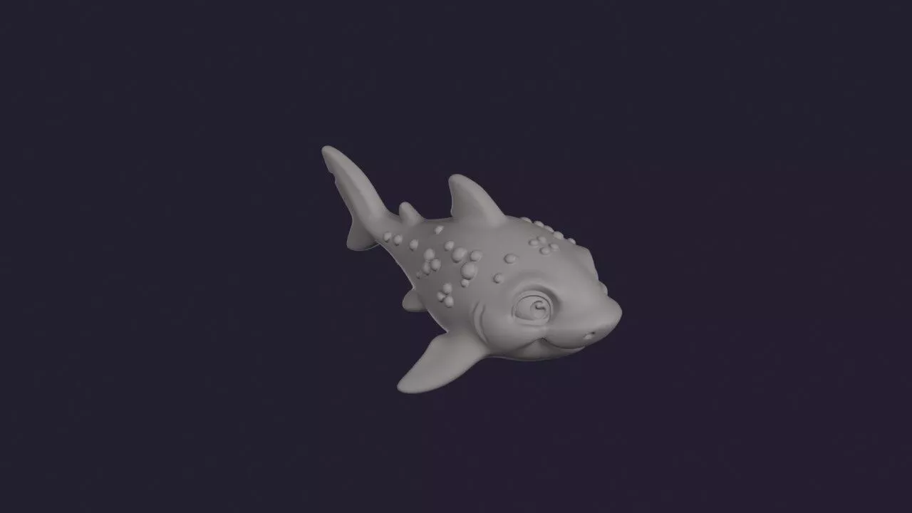 Bramble Shark 3D print model