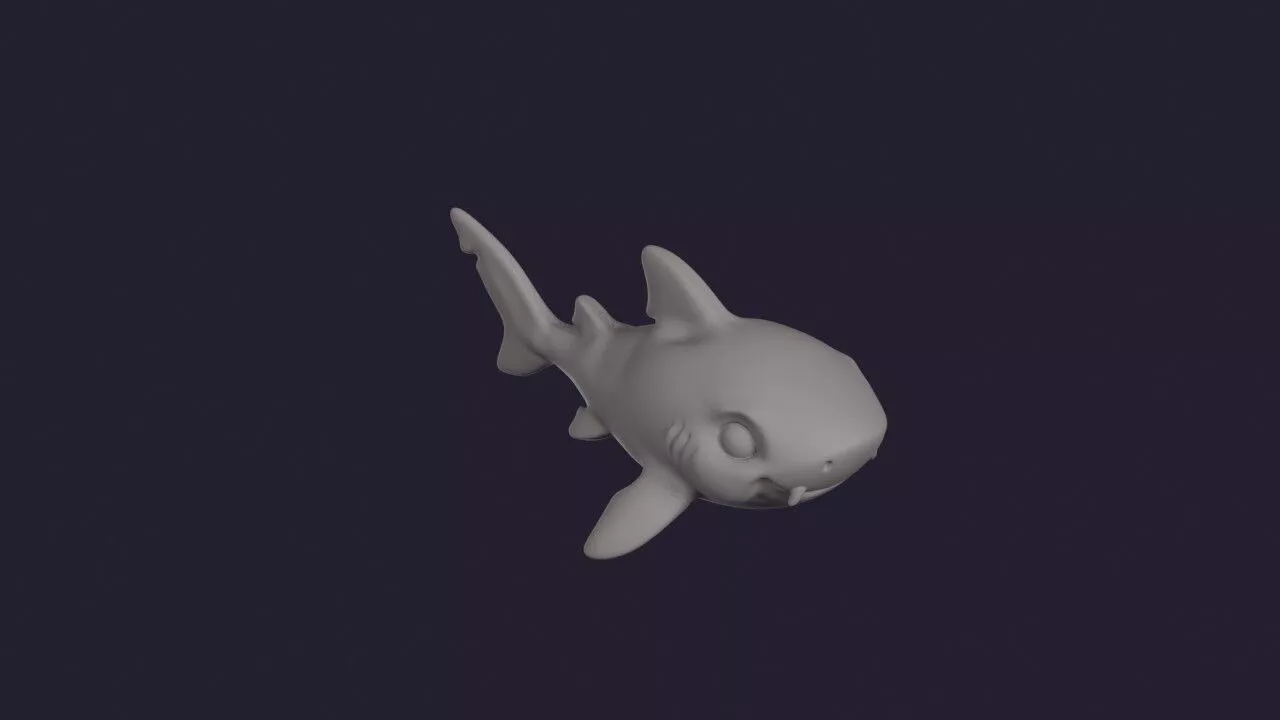 Blind Shark 3D print model