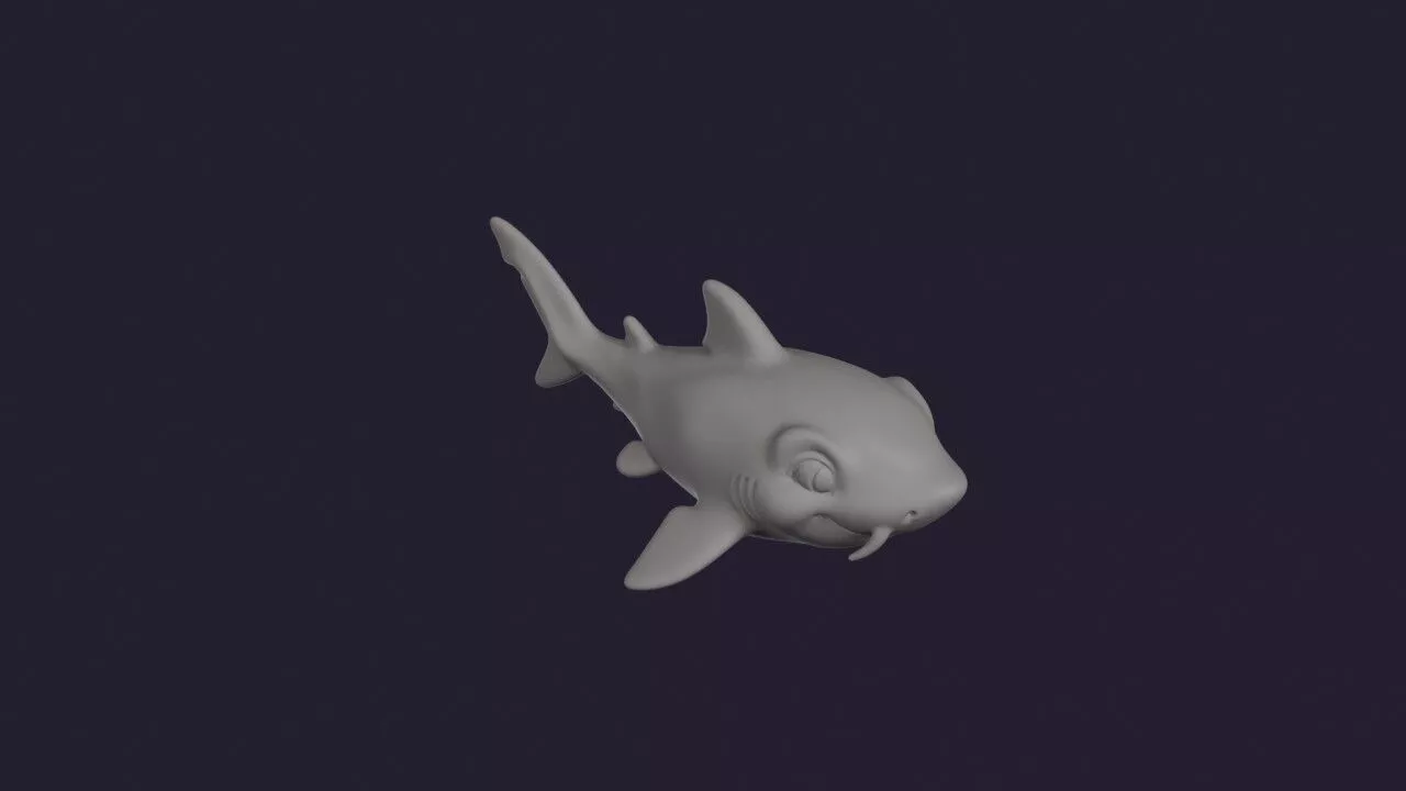 Barbeled Houndshark 3D print model
