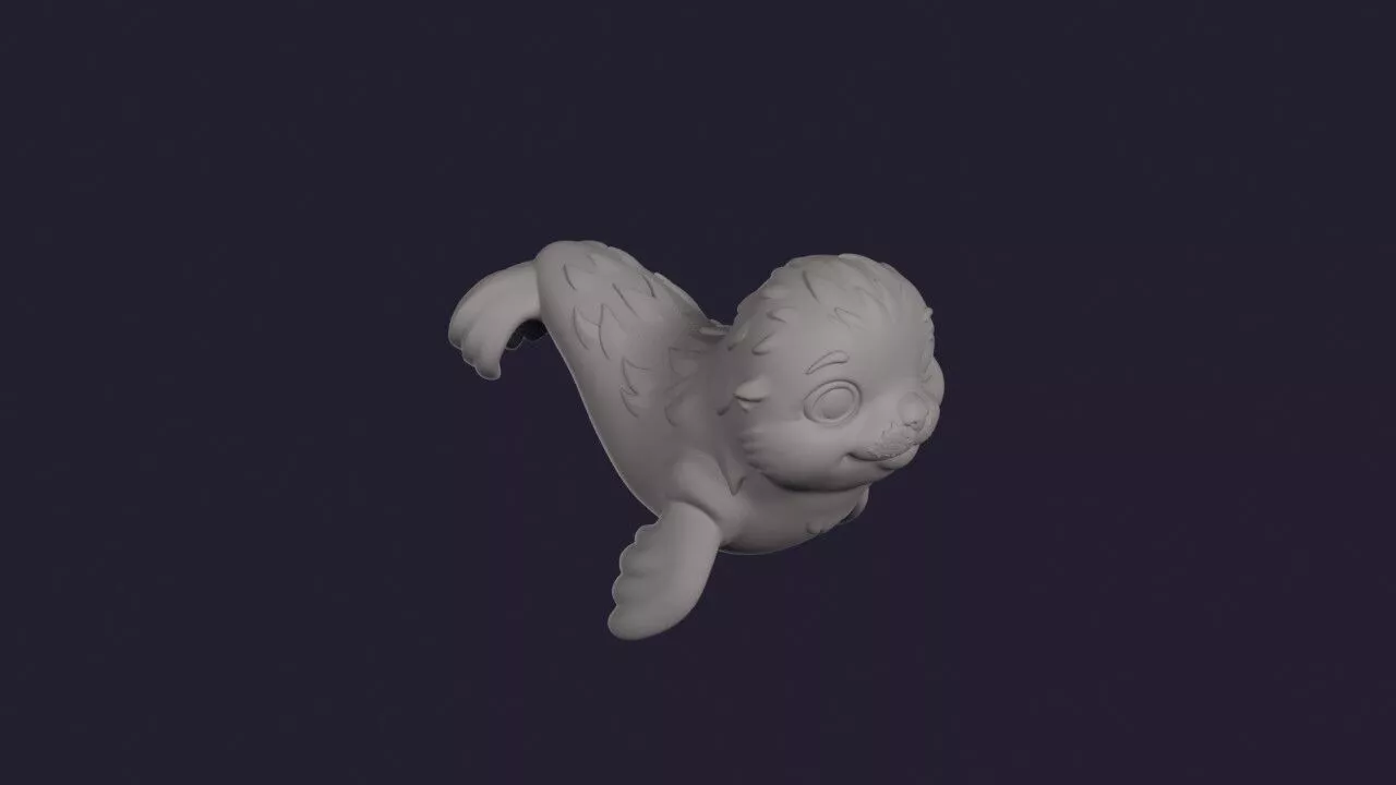 Australian Sea Lion 3D print model