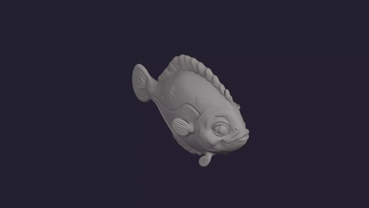 American Plaice 3D print model