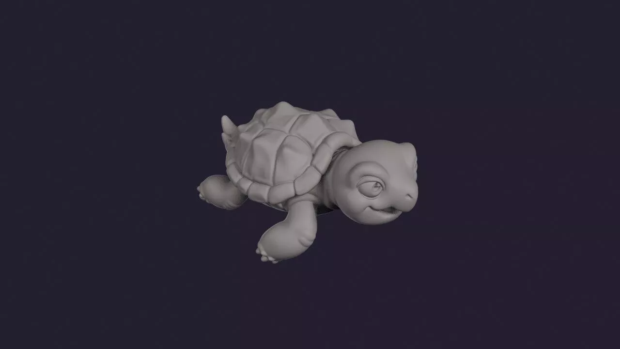 Alligator Snapping Turtle 3D print model