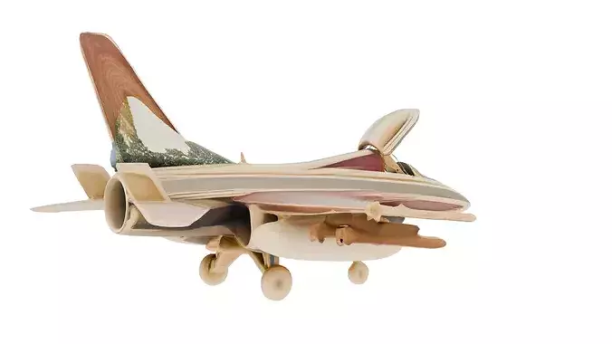 F16 Fighting Falcon Jet 3D Model 3D Printable STL 3MF