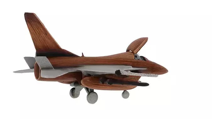 F16 Fighting Falcon Jet 3D Model 3D Printable STL 3MF