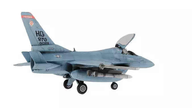 F16 Fighting Falcon Jet 3D Model 3D Printable STL 3MF