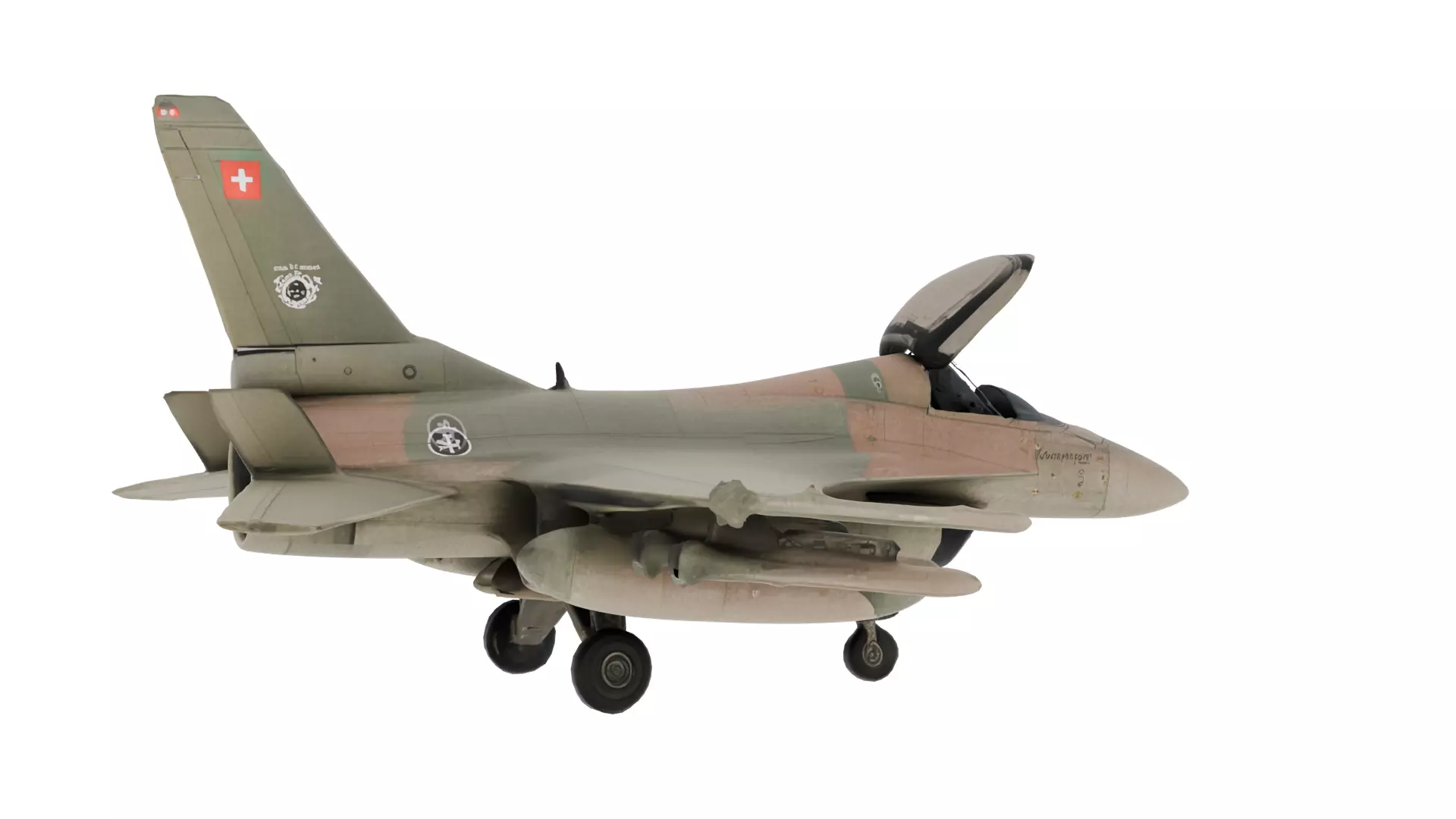 F16 Fighting Falcon Jet 3D Model 3D Printable STL 3MF 3D print model