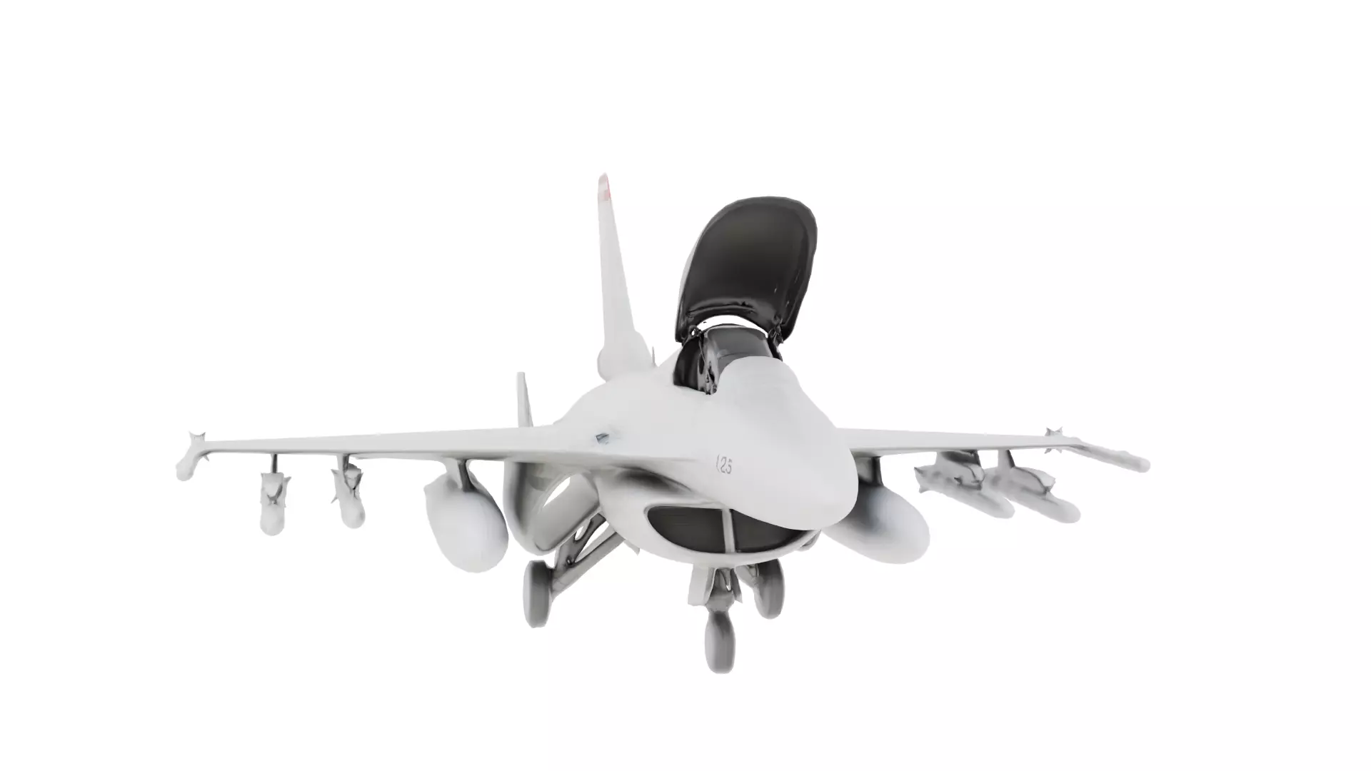F16 Fighting Falcon Jet 3D Model 3D Printable STL 3MF 3D print model