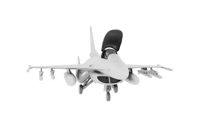 F16 Fighting Falcon Jet 3D Model 3D Printable STL 3MF