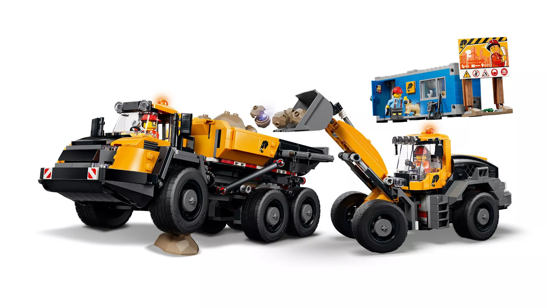 TwindBricks3D - 60494 Dump Truck and Front End Loader 3D print model