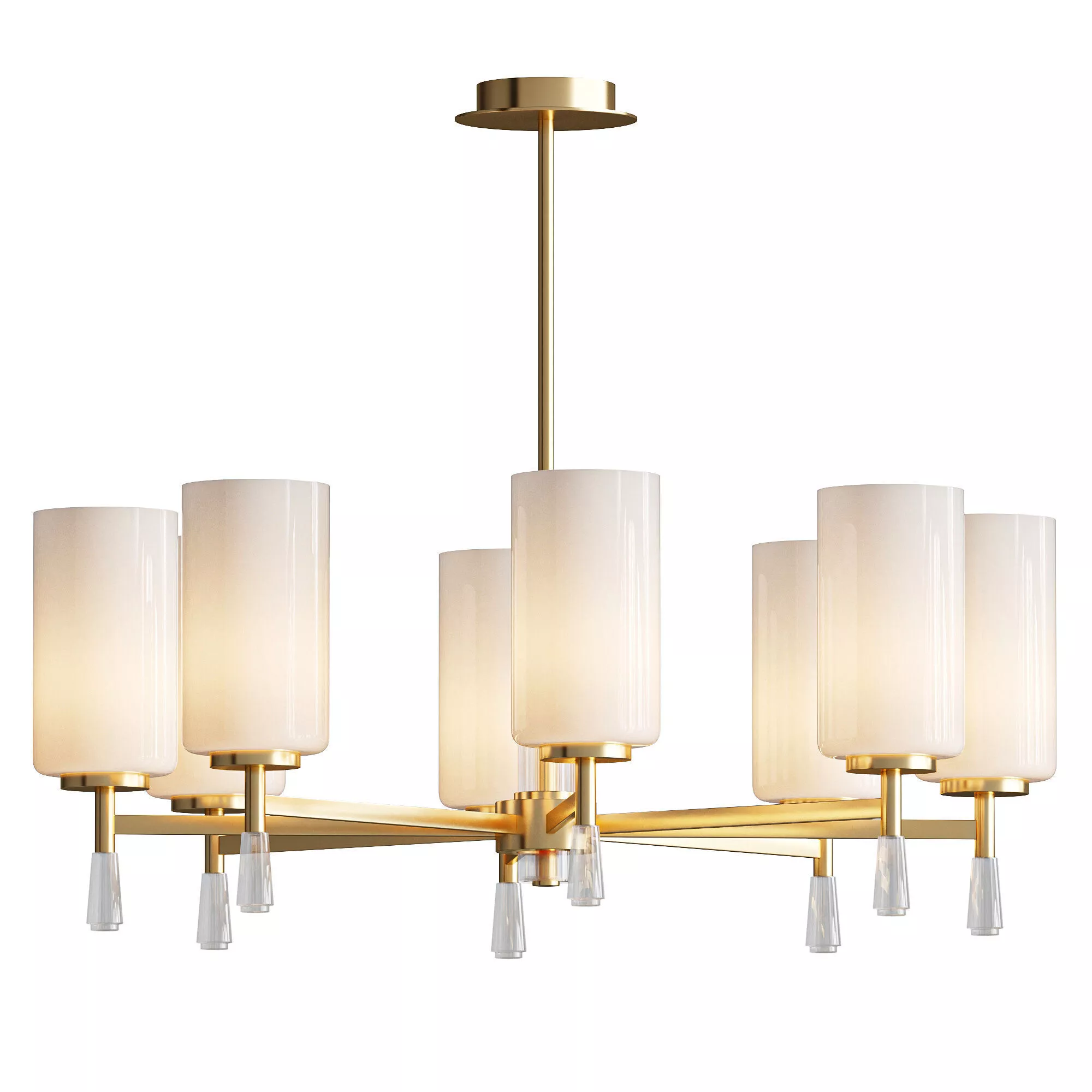 Freya Chic FR2031PL 08BS Ceiling Lamp 3D model
