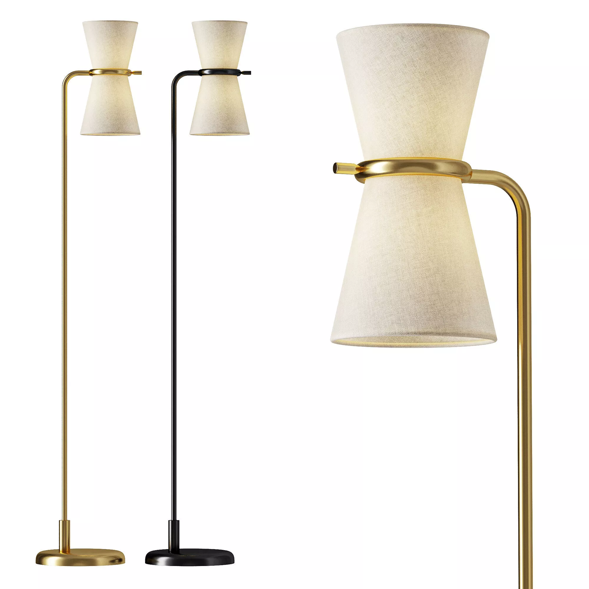 Regina Andrew Gable Floor Lamp 3D model