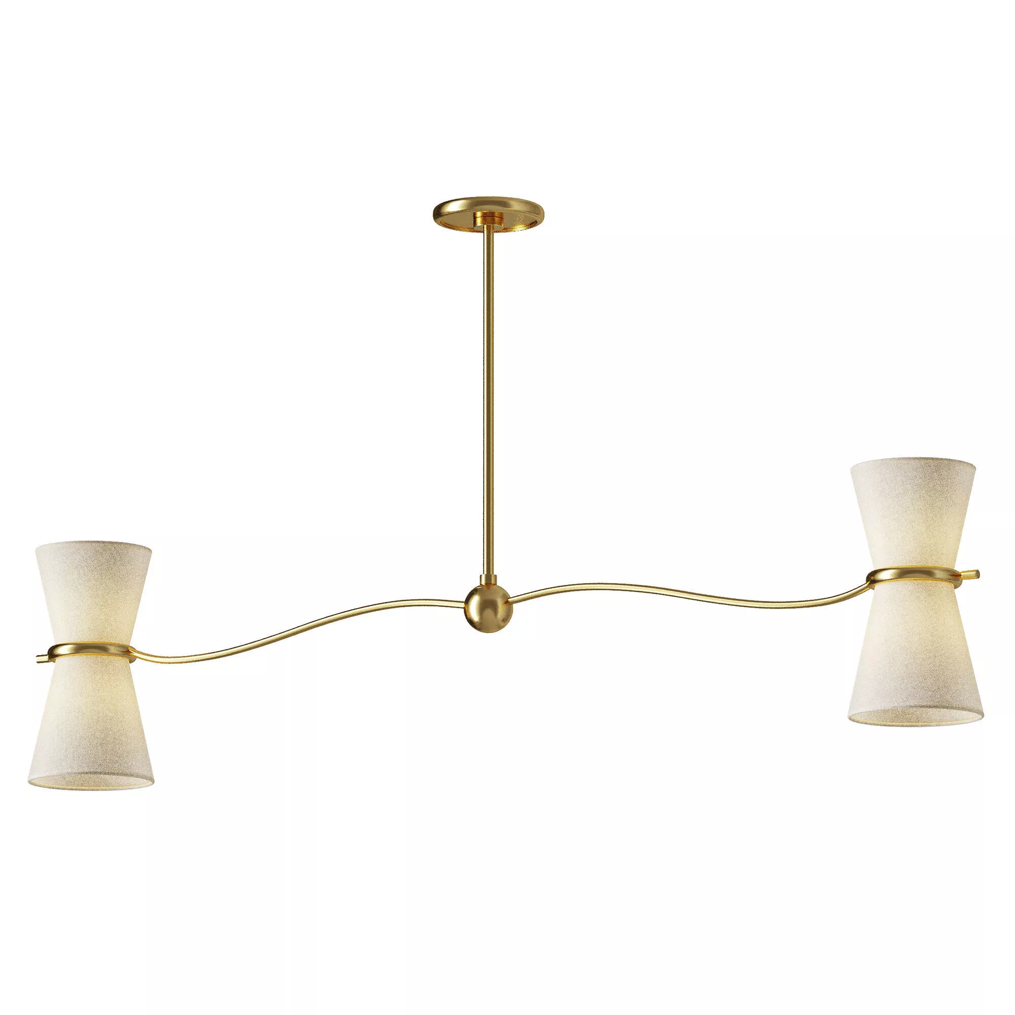 Regina Andrew Gable Linear Chandelier 3D model