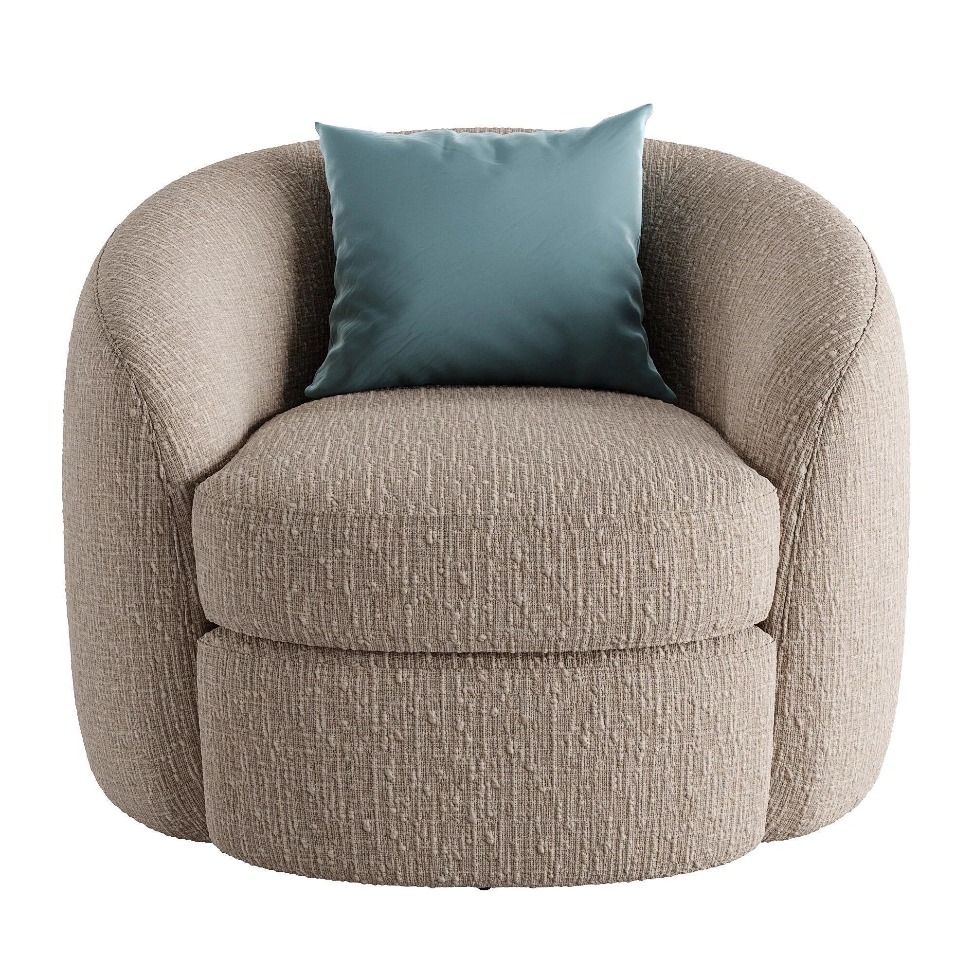 Sennon Swivel Armchair 3D model