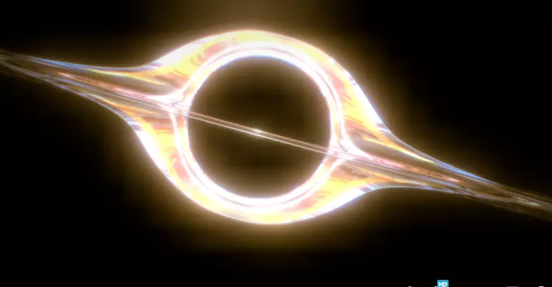 Ultra-Realistic Black Hole with Accretion Disk Low-poly 3D model