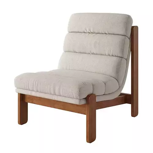 Philippe Accent Chair 3D model 3