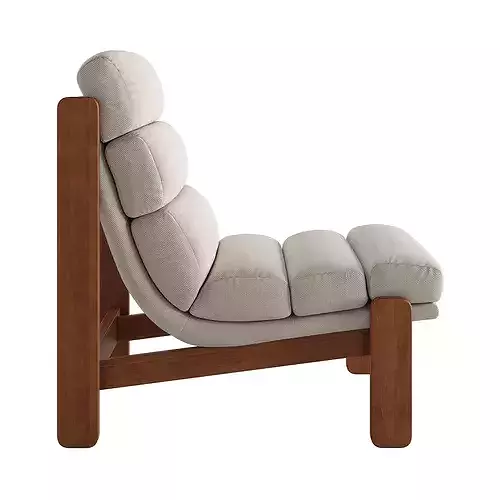 Philippe Accent Chair 3D model 5