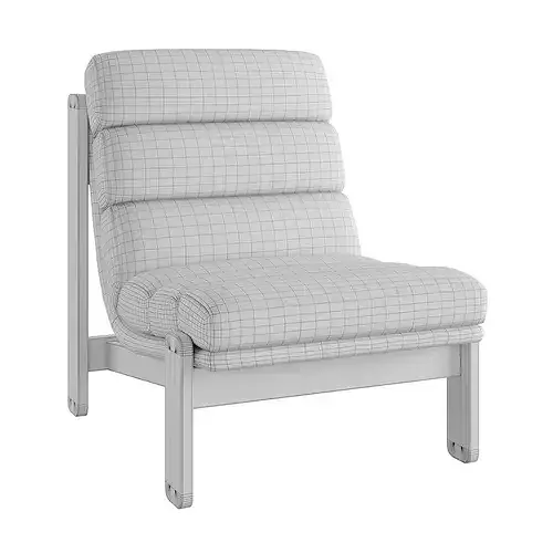 Philippe Accent Chair 3D model 4