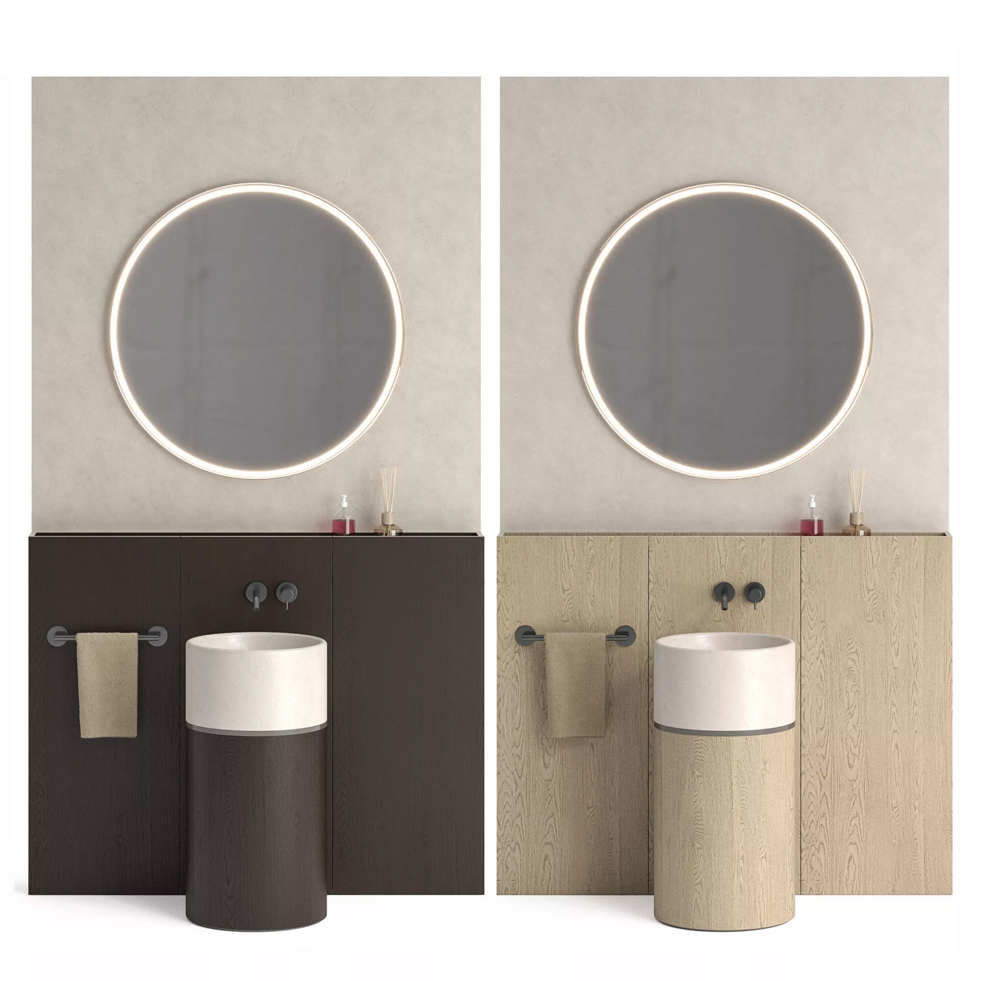 Milldue Noorth Caba bathroom furniture 3D model