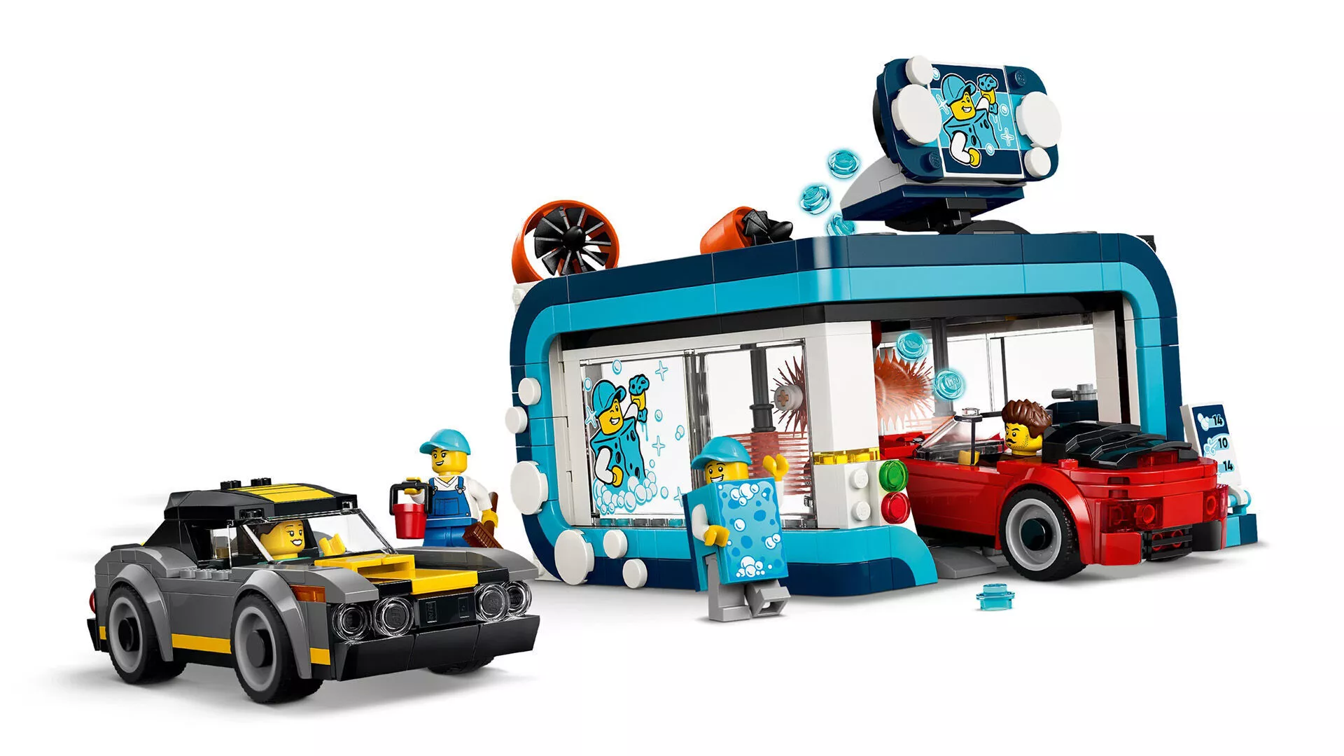 TwindBricks3D - 60497 Drive-Through Car Wash 3D print model