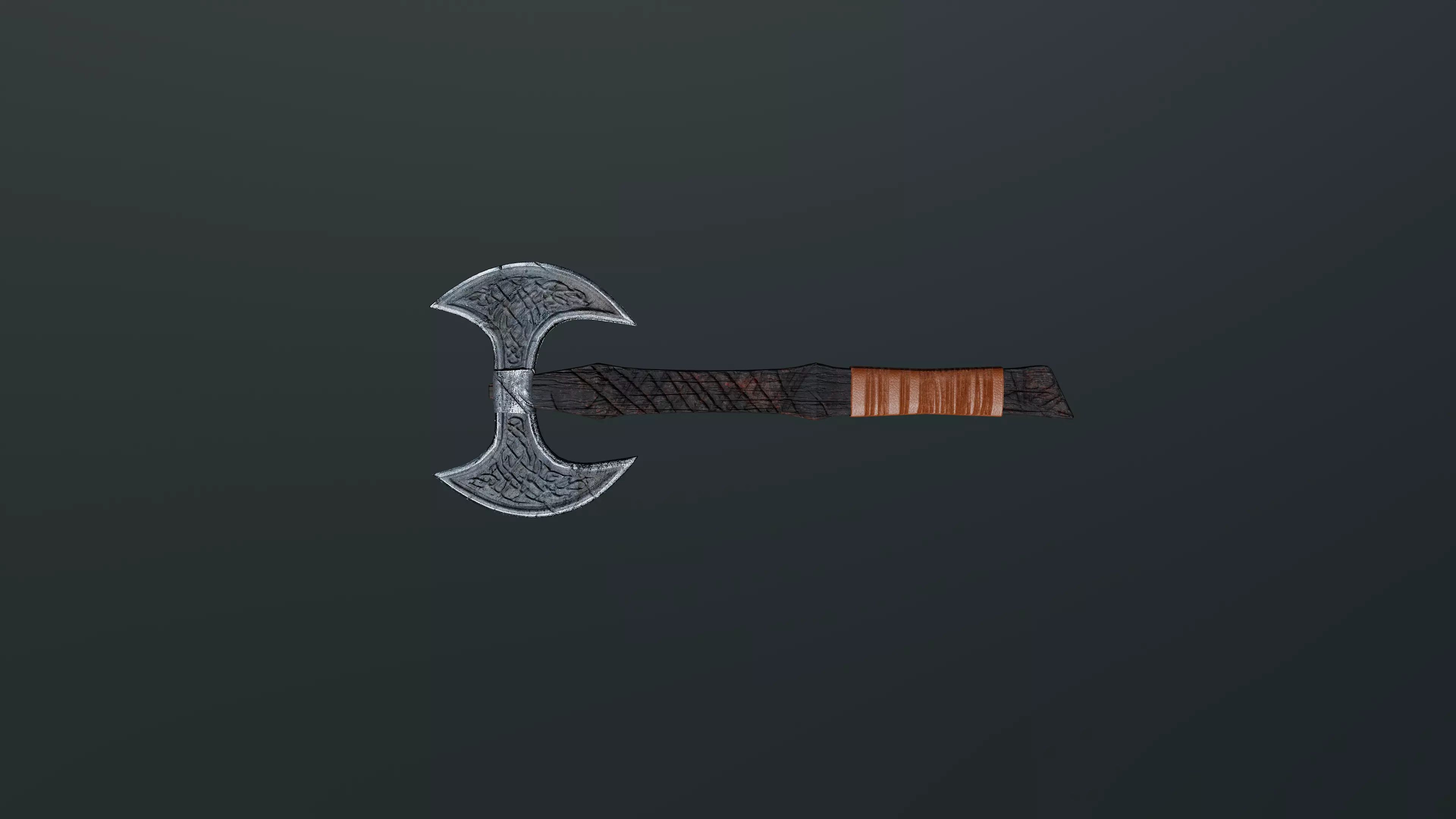 Viking Axe - Game Ready PBR 3D Model Low-poly 3D model