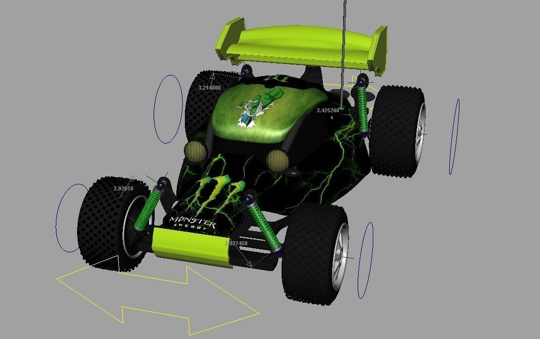 Rc car 3D model_7