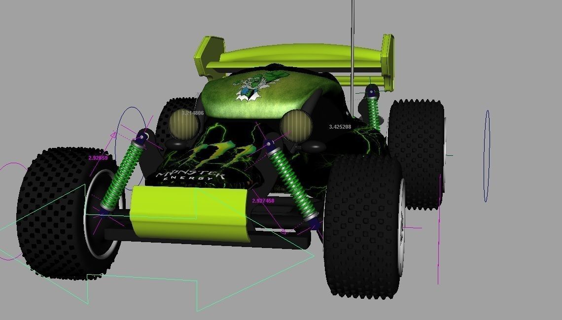 Rc car 3D model_9
