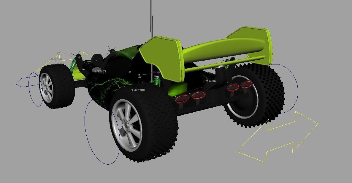 Rc car 3D model_8