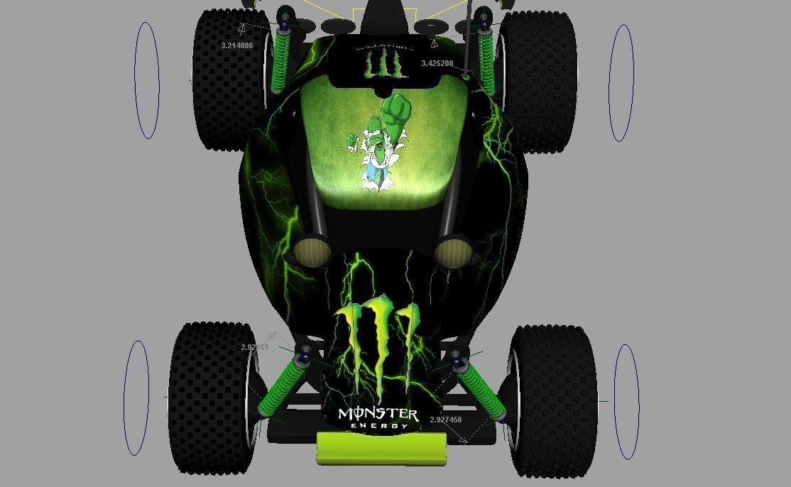 Rc car 3D model_5
