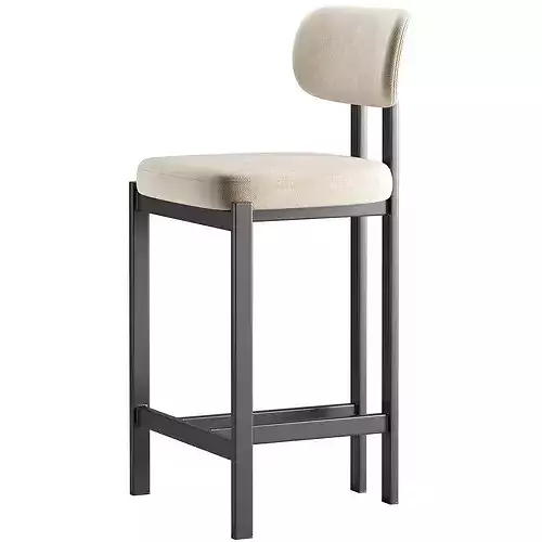 Xolden Semi Barstool 3D model 3