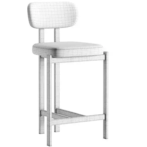 Xolden Semi Barstool 3D model 6