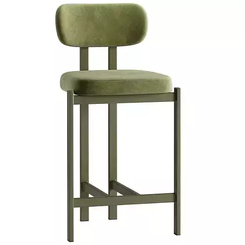 Xolden Semi Barstool 3D model 2