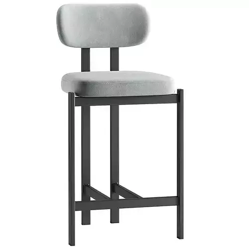 Xolden Semi Barstool 3D model 4