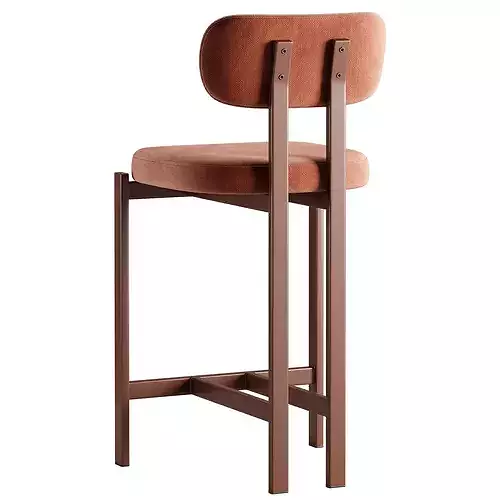 Xolden Semi Barstool 3D model 5