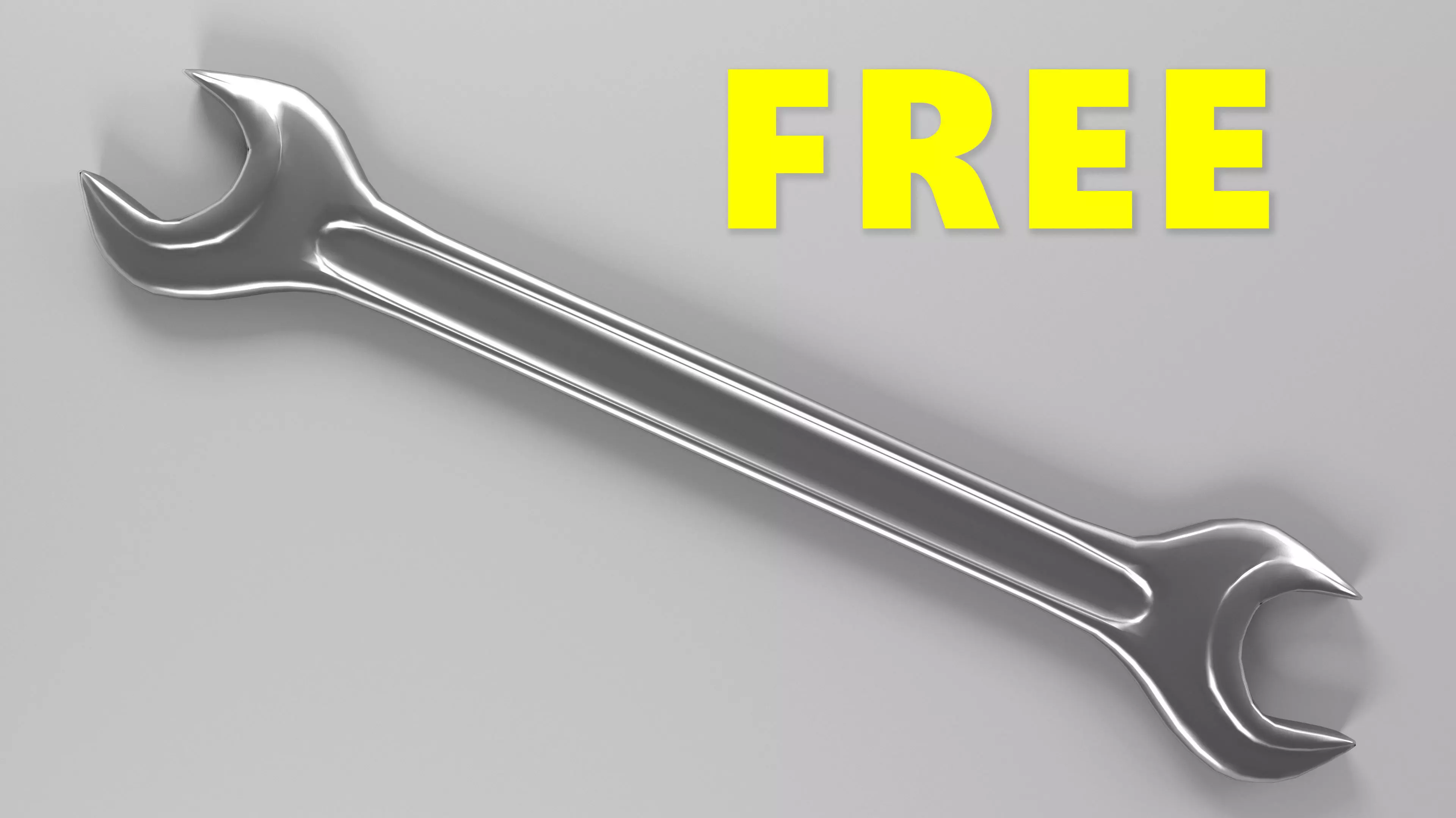 FREE Wrench model Free 3D model