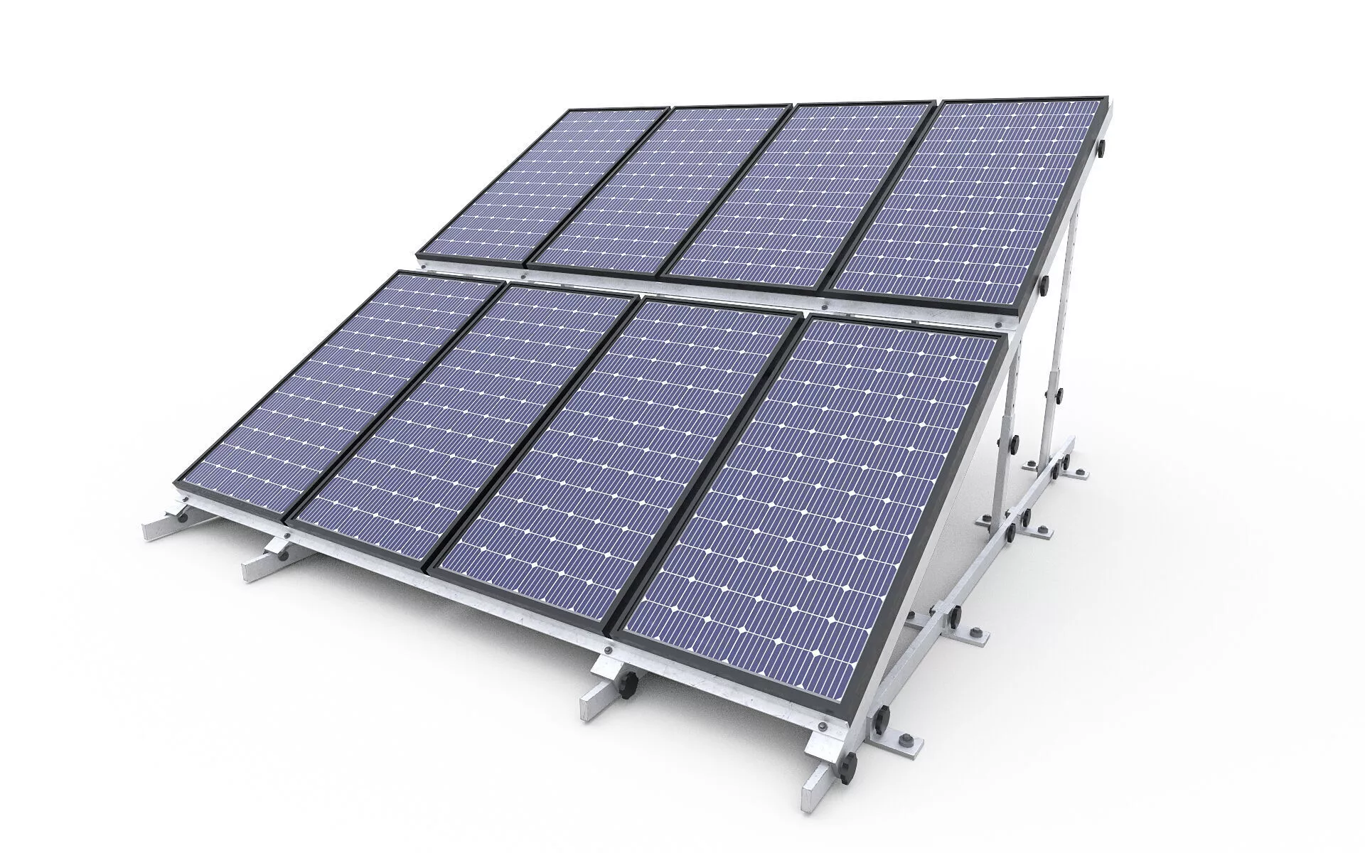 Solar Panel Low-poly 3D model