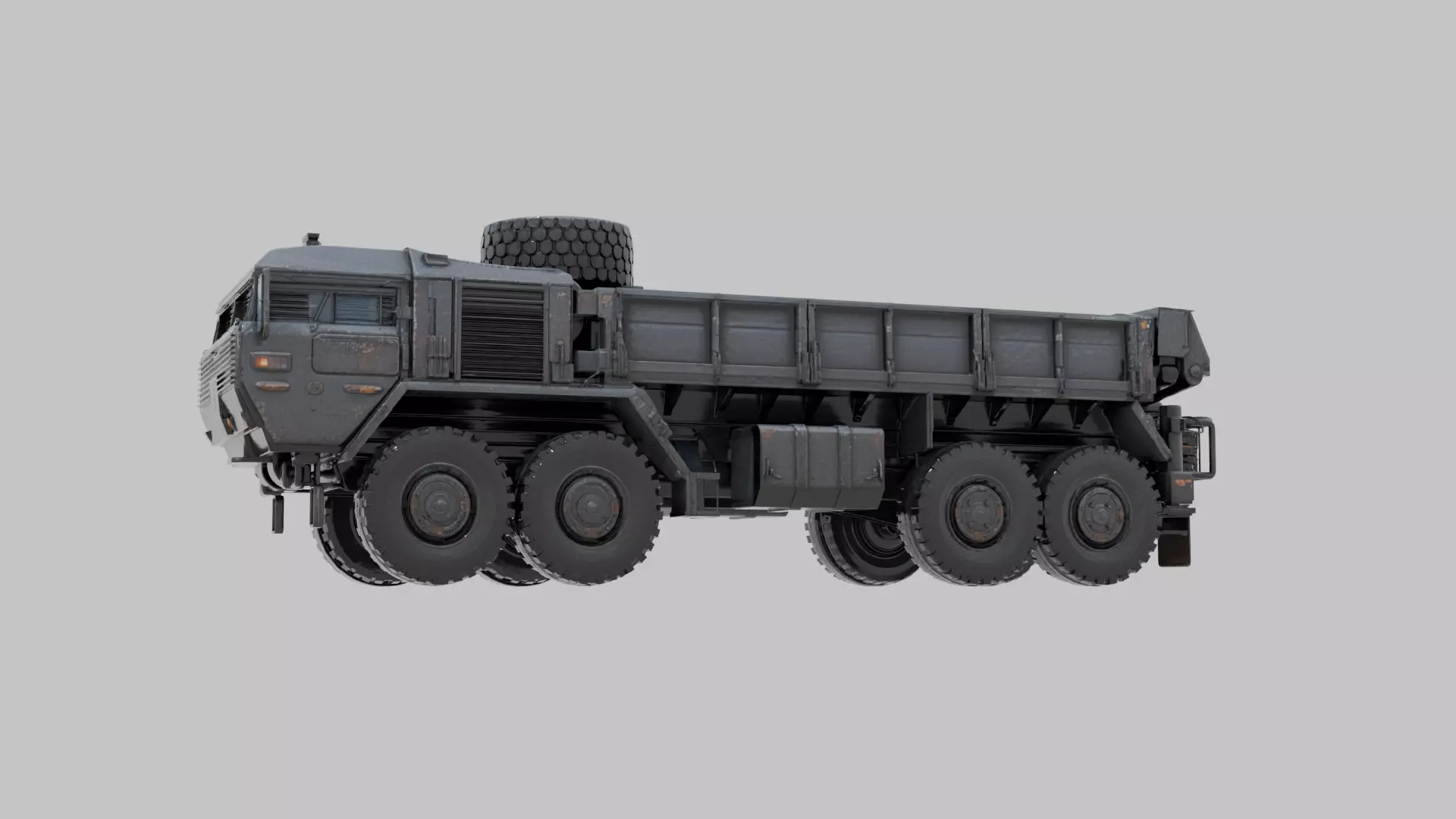 High Poly Futuristic Heavy Truck 3D Model STL 3MF 3D Printable 3D print model