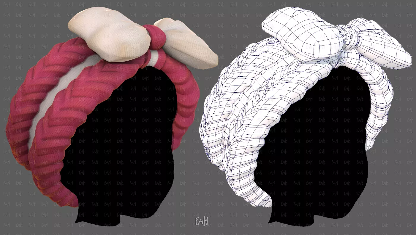 Cap V94 Low-poly 3D model