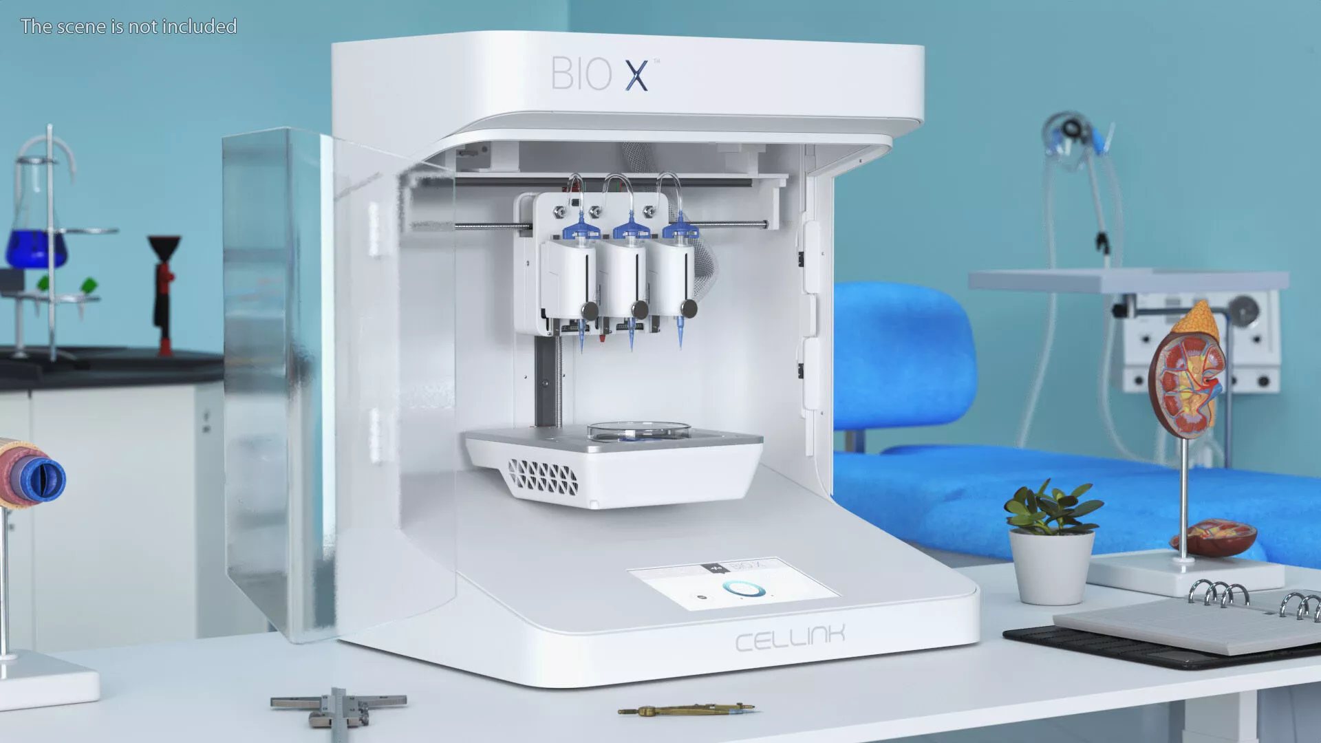 3D Bioprinter Cellink BIO X Rigged 3D model