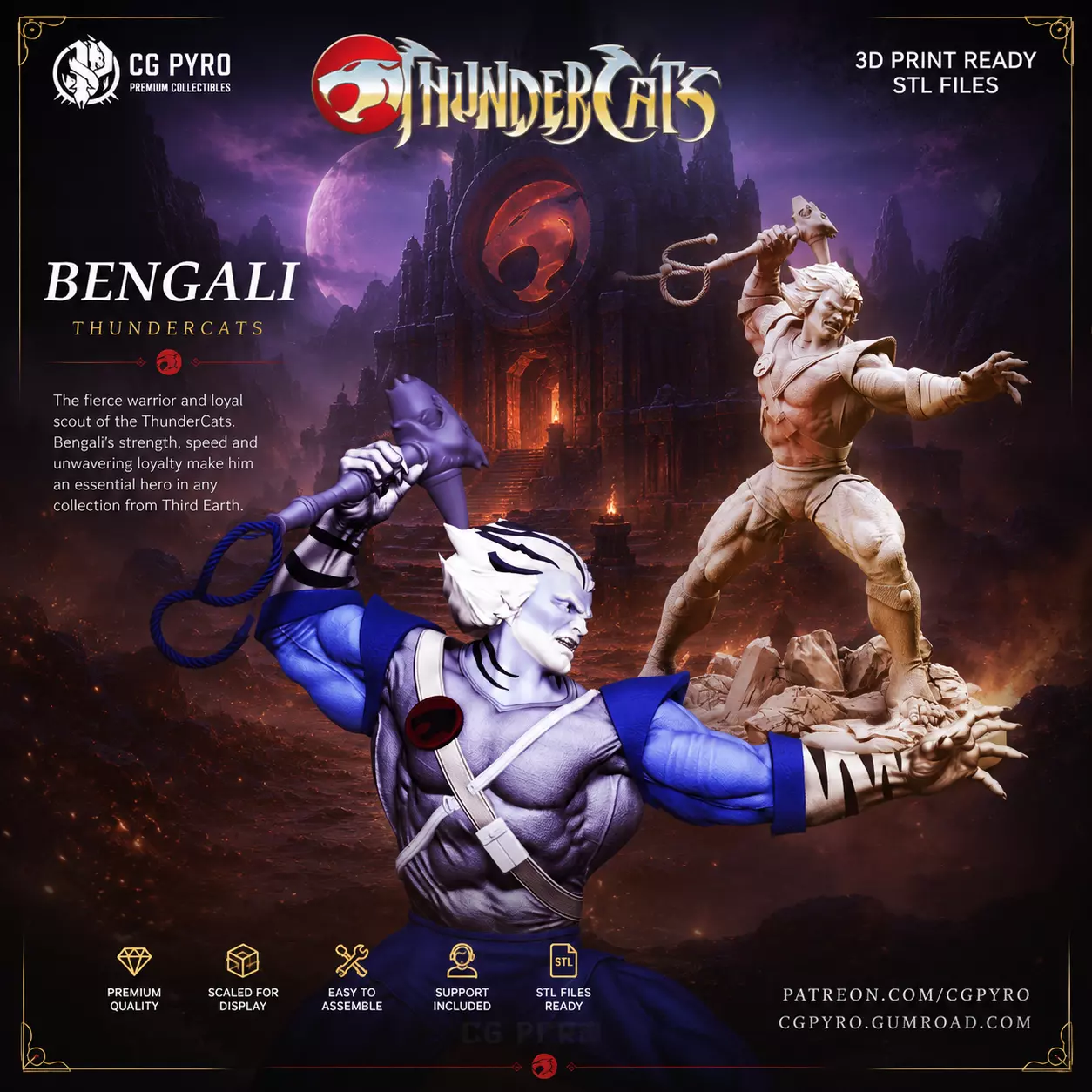 BENGALI THUNDERCATS PREMIUM 3D PRINTING MODEL 3D print model